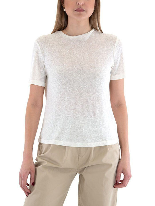 Only Damen T-Shirt Beige