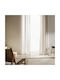 Gofis Home Κουρτίνα με Τρουκς Combe Willow Γκρι 140x280εκ.