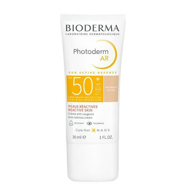 Bioderma Photoderm AR Tinted Natural Waterproof Sunscreen Cream Face SPF50+ with Color 40ml