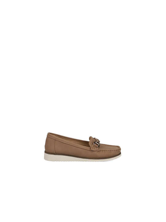 Migato Women's Loafers in Brown Color