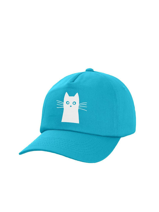 Koupakoupa Παιδικό Καπέλο Υφασμάτινο Μαύρη Γάτα Μπλε