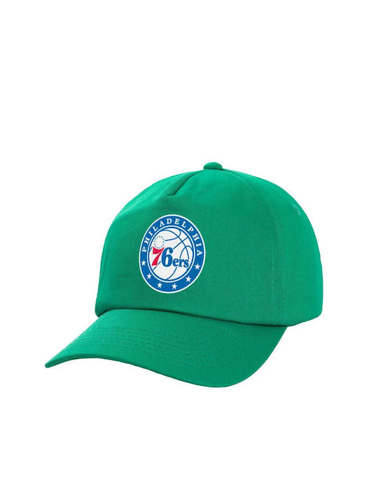 Koupakoupa Pălărie pentru Copii Tesatura Philadelphia 76ers Verde