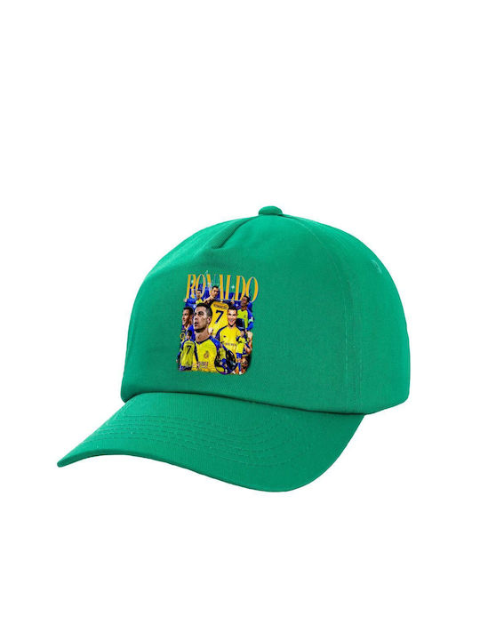 Koupakoupa Kids' Hat Fabric Cristiano Ronaldo Al Nassr Green