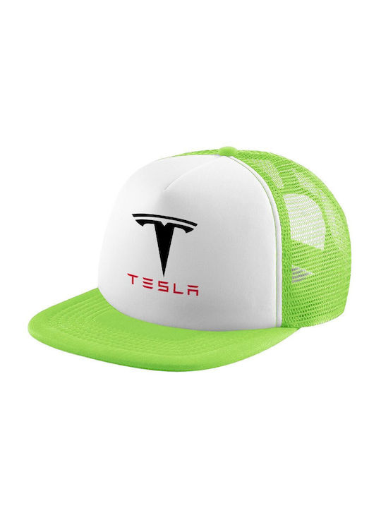 Koupakoupa Kids' Hat Fabric Tesla Motors Green