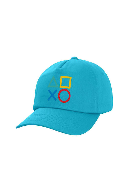Koupakoupa Παιδικό Καπέλο Υφασμάτινο Gaming Symbols Μπλε