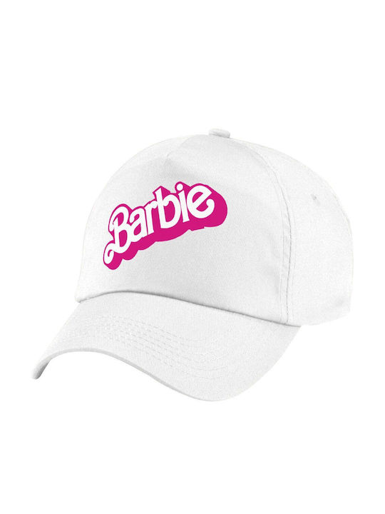 Koupakoupa Παιδικό Καπέλο Υφασμάτινο Barbie Λευκό