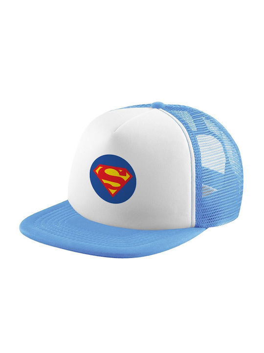 Koupakoupa Kinderhut Stoff Superman Hellblau