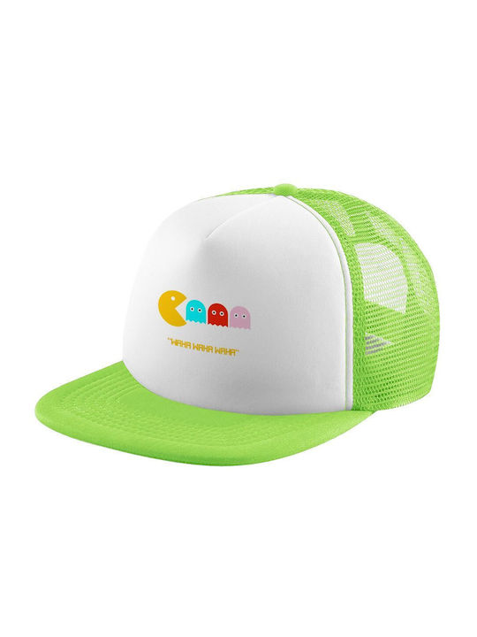 Koupakoupa Kids' Hat Fabric Pacman Waka Waka Waka Green