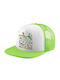 Koupakoupa Kids' Hat Fabric City Road Track Maps Green