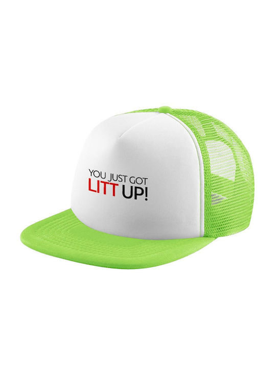 Koupakoupa Παιδικό Καπέλο Υφασμάτινο Suits You Just Got Litt Up! Πράσινο