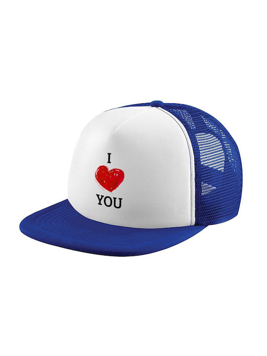 Koupakoupa Kids' Hat Fabric I Love You White