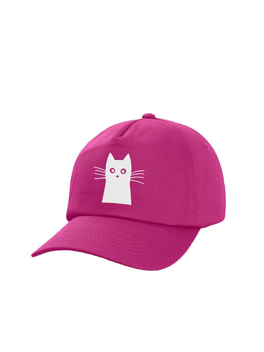 Koupakoupa Παιδικό Καπέλο Υφασμάτινο Μαύρη Γάτα Μωβ