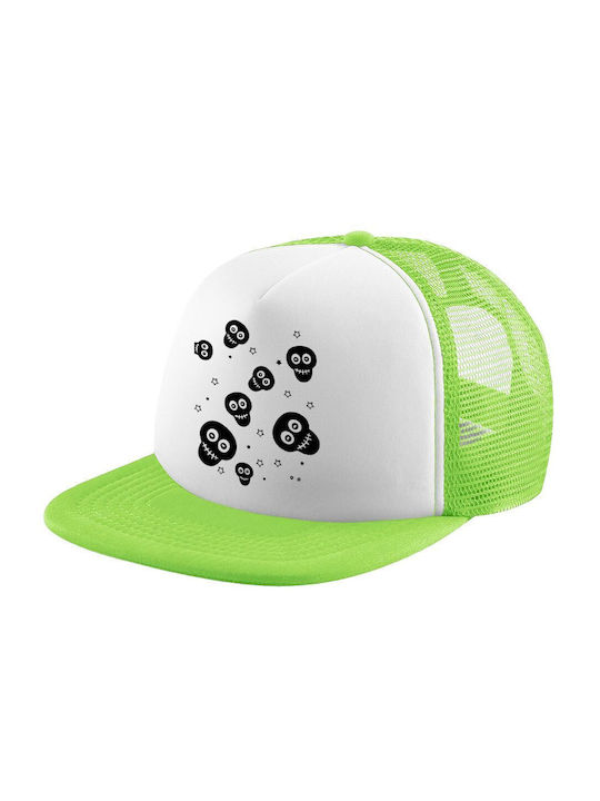 Koupakoupa Kids' Hat Fabric Skull Avatar Green