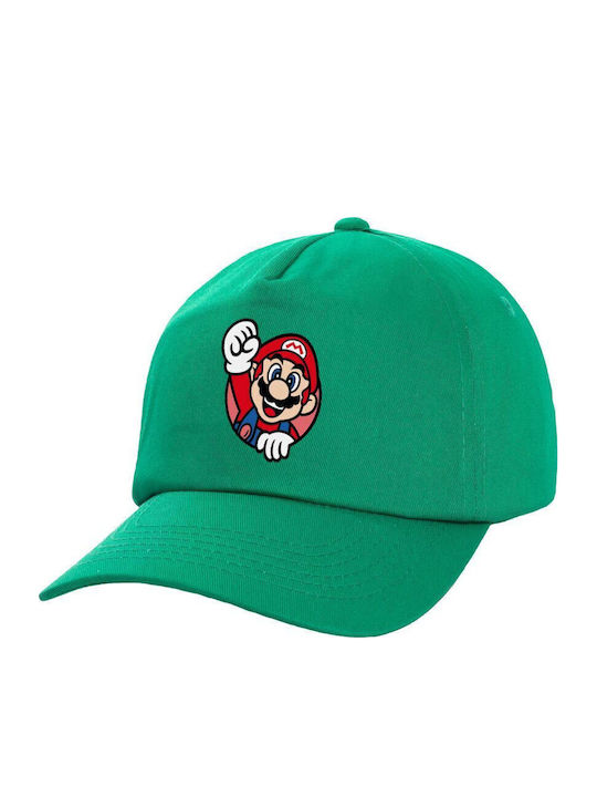 Koupakoupa Kids' Hat Jockey Fabric Super Mario ...
