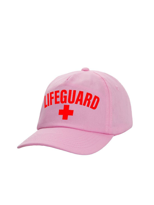 Koupakoupa Pălărie pentru Copii Tesatura Lifeguard Roz