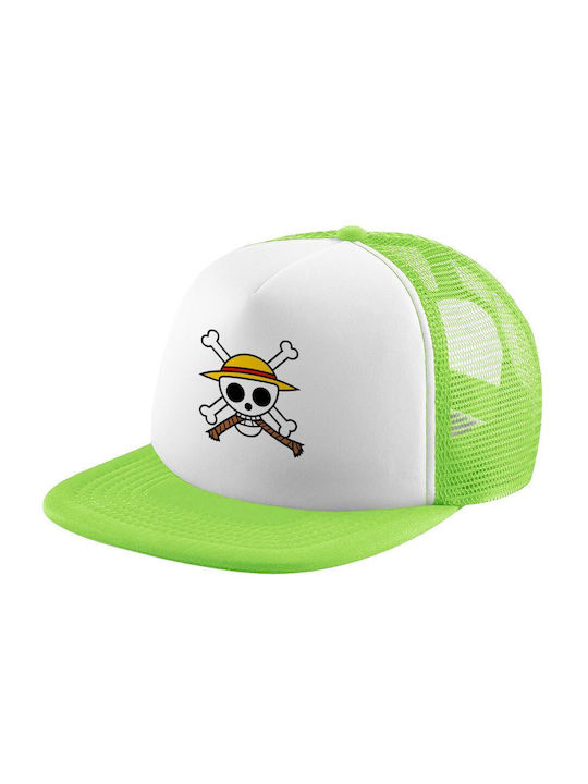 Koupakoupa Pălărie pentru Copii Jockey Tesatura Onepiece Skull Verde