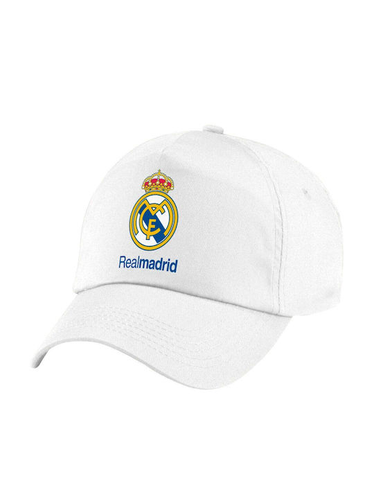 Koupakoupa Pălărie pentru Copii Tesatura Real Madrid Cf Alb