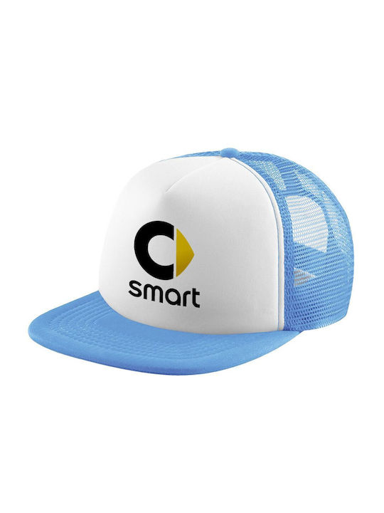 Koupakoupa Παιδικό Καπέλο Jockey Υφασμάτινο Smart Γαλάζιο