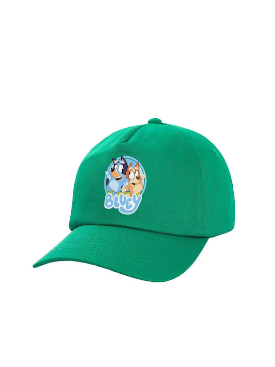 Koupakoupa Παιδικό Καπέλο Υφασμάτινο Bluey Dog Πράσινο