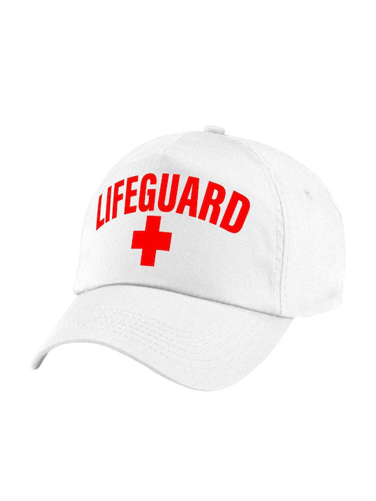 Koupakoupa Παιδικό Καπέλο Υφασμάτινο Lifeguard Λευκό