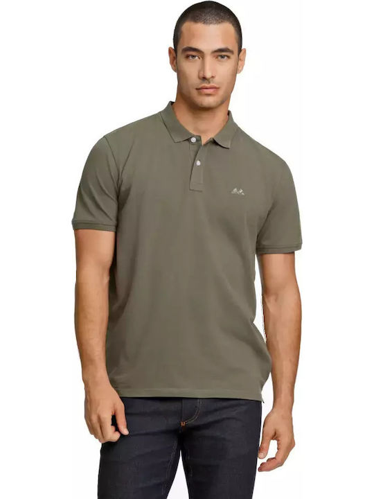 Lindbergh Polo Bluză cu mânecă scurtă Army