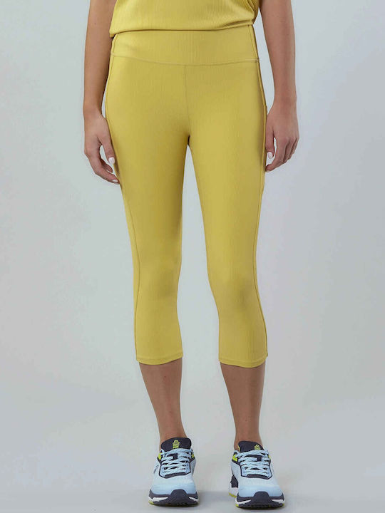 Admiral Women's Capri Training Legging Yellow