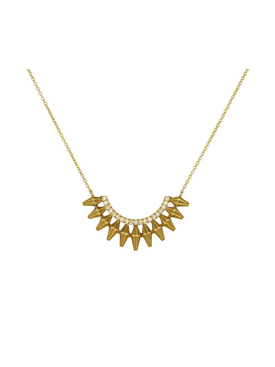 Necklace from Gold 18k with Diamond