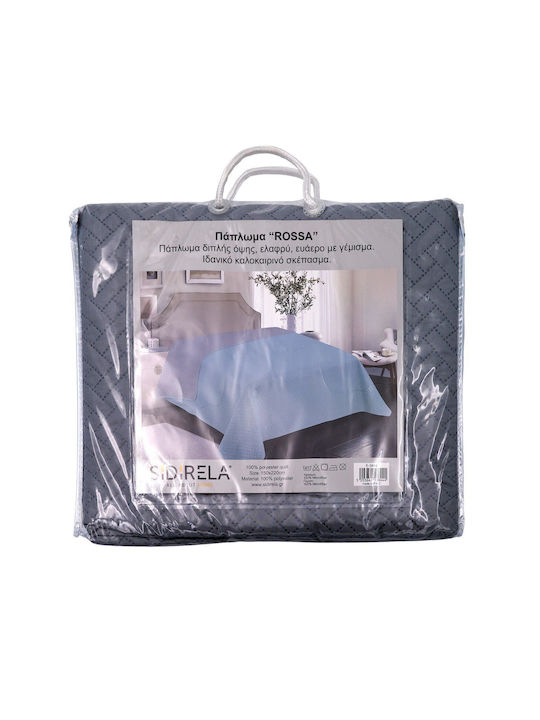 Sidirela Κουβερλί Μονό Microfiber Grey 150x220cm