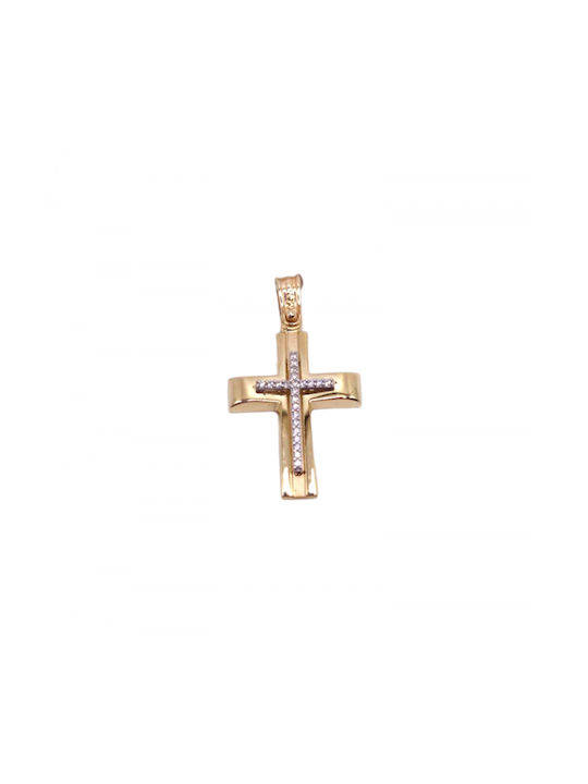 Velegrakis Women's Gold Cross 14K