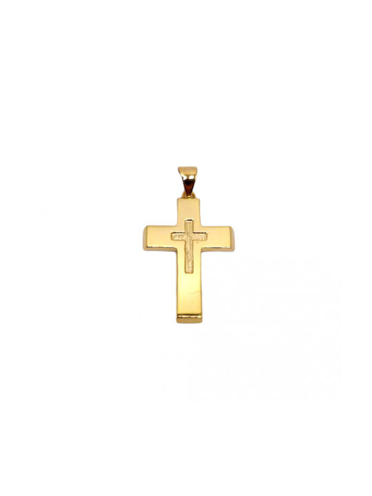 Velegrakis Herren Gold Kreuz 14K