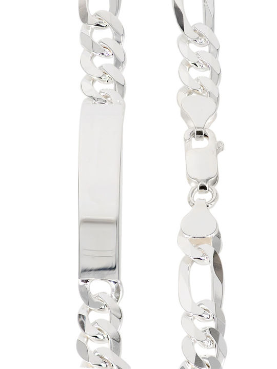 Tasoulis Jewellery Collection Bracelet Id made of Silver