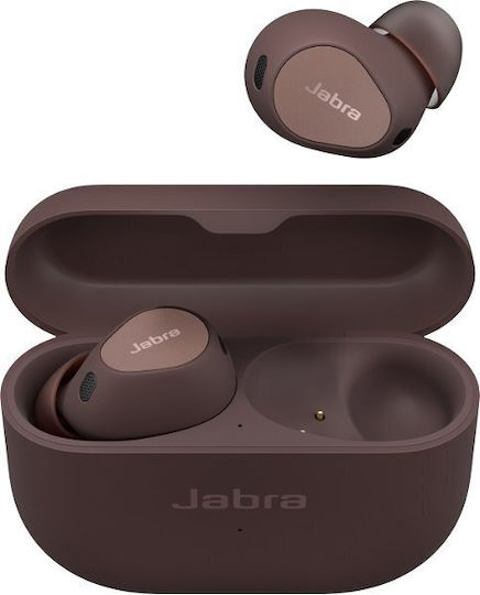 Jabra Elite 10 In-ear Bluetooth Handsfree Earphones with Sweat Resistance and Charging Case Cocoa