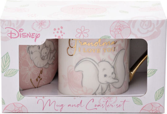 Disney Dumbo Cană din Porțelan Aurie
