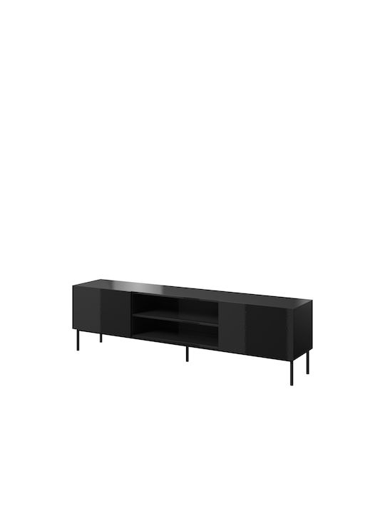 TV Stand Black L200xW40xH57cm