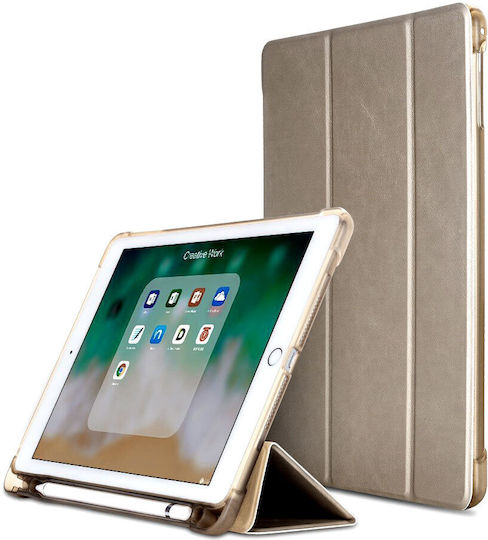 Flip Cover Μπεζ (iPad 2017/2018 9.7" / iPad Air 2 / iPad Air 2013 9,7" / iPad Pro 9.7")