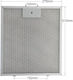 Μεταλλικό Φίλτρο Απορροφητήρα Bosch Siemens 27.5 X 31cm Πλαίσιο