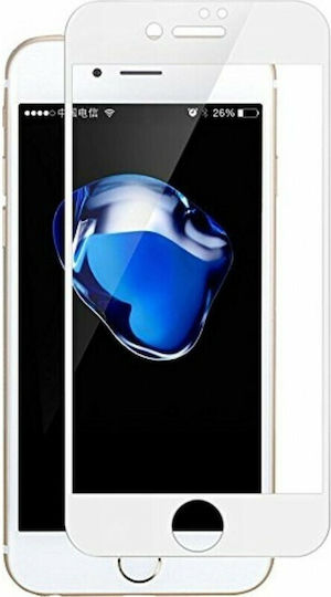Full Face Tempered Glass Λευκό (iPhone 6 / 6s)