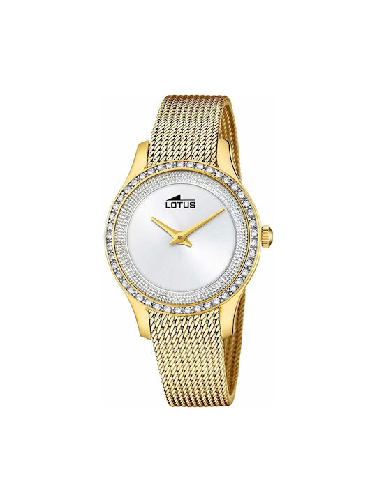 Lotus Watches Watch with Gold Metal Bracelet