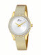 Damen Uhr mit Gold Metallarmband