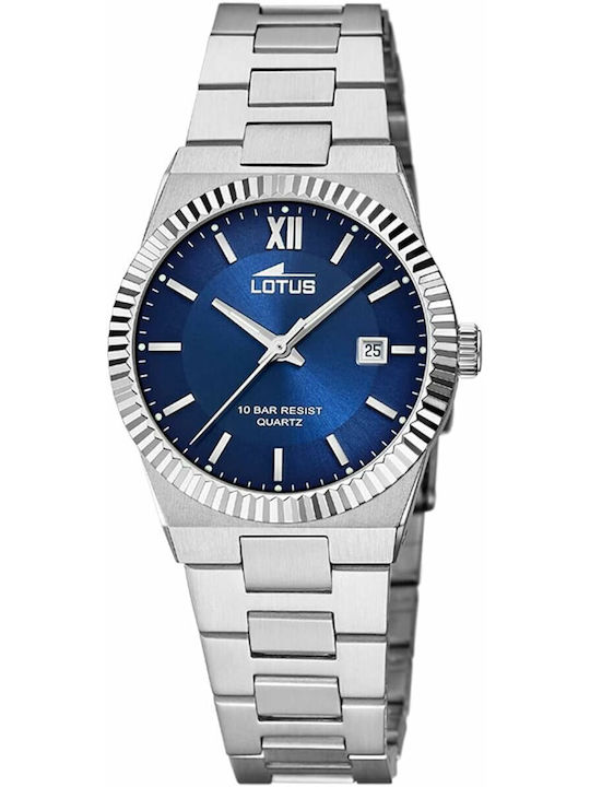 Lotus Watches Ρολόι Μπαταρίας με Μεταλλικό Μπρασελέ Lotus Watches Ρολόι Μπαταρίας με Μεταλλικό Μπρασελέ