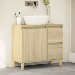 vidaXL Ντουλάπι Bench without sink L65xW33xH60cm Sonoma Oak