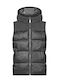 Ärmellos Jacke Schwarz