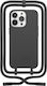 Woodcessories Задна корица с Каишка Черен (iPhone 14 Pro)