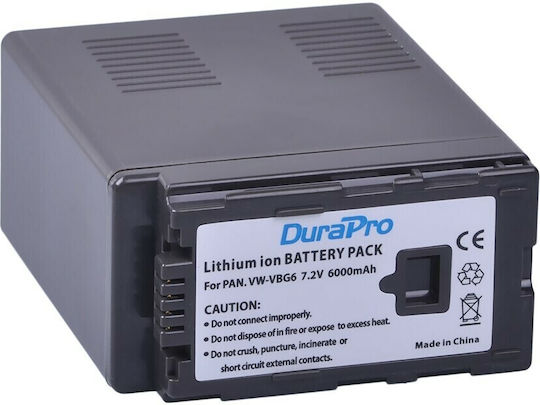 DuraPro Μπαταρία Βιντεοκάμερας 6000mAh Συμβατή με Panasonic
