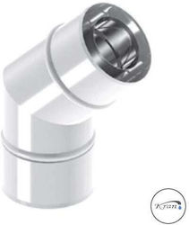 Chimney Corner Pipe Inox Silver