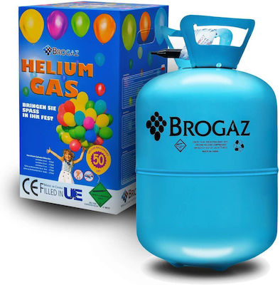 Rezervor de heliu descartabil BROGAZ pentru 50 de baloane 9''