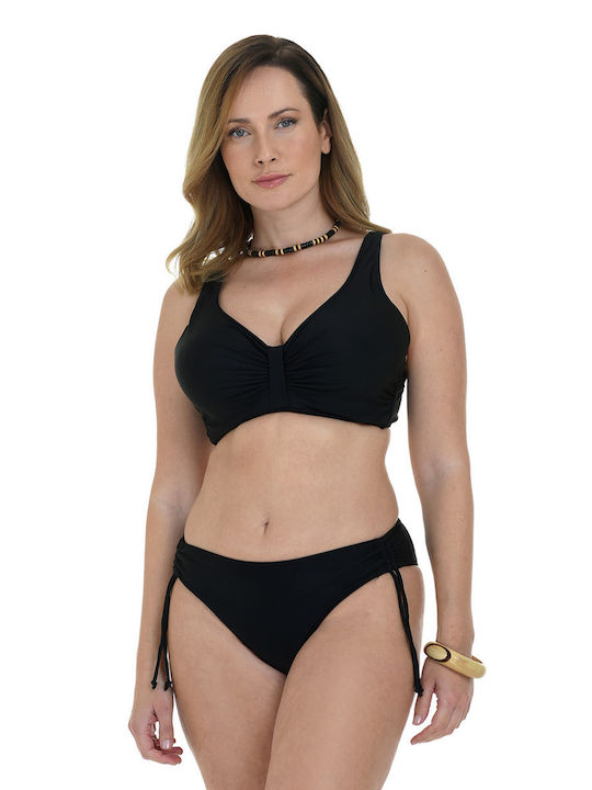 MiandMi Bikini Set Top & Slip Bottom Black