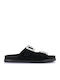 Women's Flat Sandals in Black Color