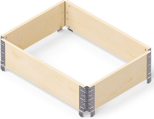 Garten Hochbeet Hydrostab Upyard Holz 80x60 cm