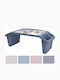 Rechteckig Serviertablett mit Griffen in Gray Farbe 60x30x21cm 030001010 1Stück